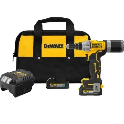 DeWalt 20V MAX* XR Brushless Cordless 1/4" Rivet Tool Kit with DEWALT POWERSTACK DCF414GE2