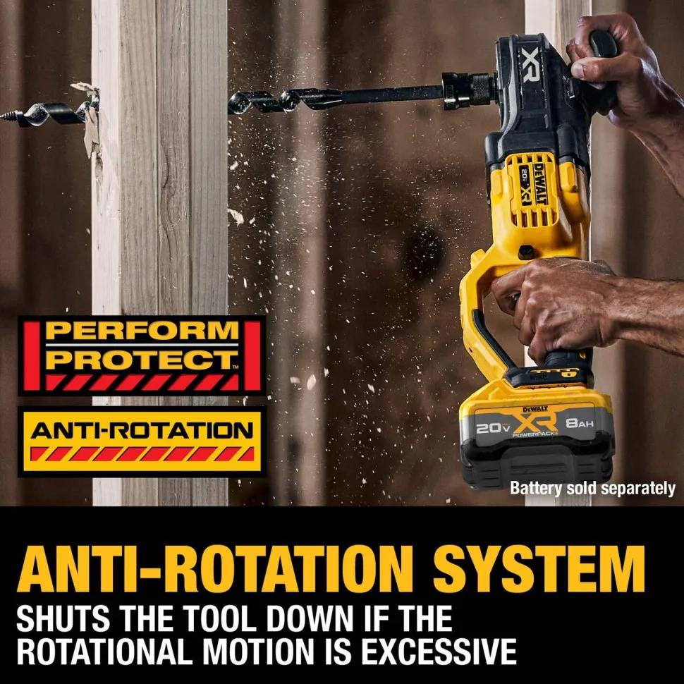 DeWalt 20V MAX XR Brushless Cordless 7/16" Quick Change Compact Stud & Joist Drill (Tool Only) DCD447B