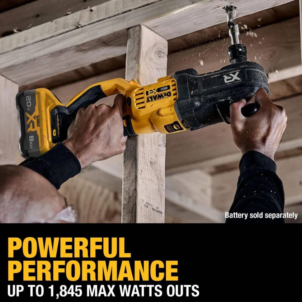 DeWalt 20V MAX XR Brushless Cordless 7/16" Quick Change Compact Stud & Joist Drill (Tool Only) DCD447B
