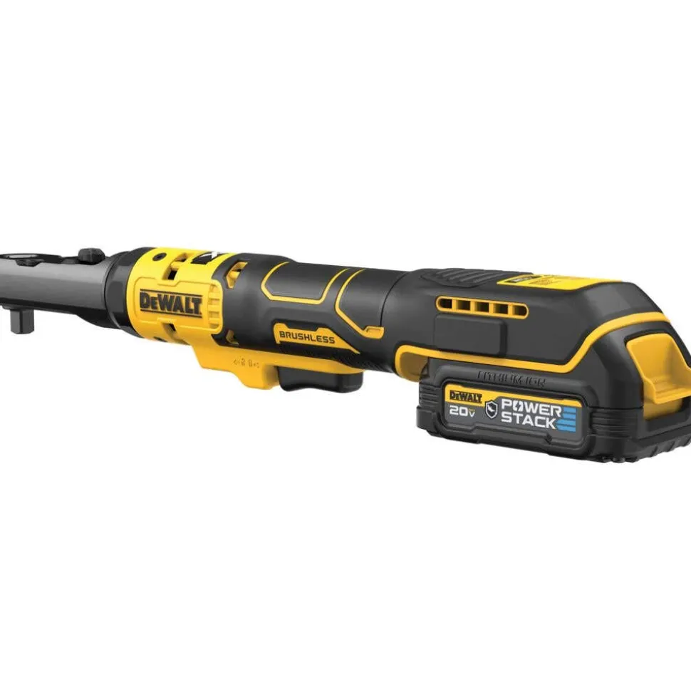 DeWalt 20V MAX* XR Brushless Cordless 3/8" & 1/2" Sealed Head Ratchet With Dewalt Powerstack DCF510GE1