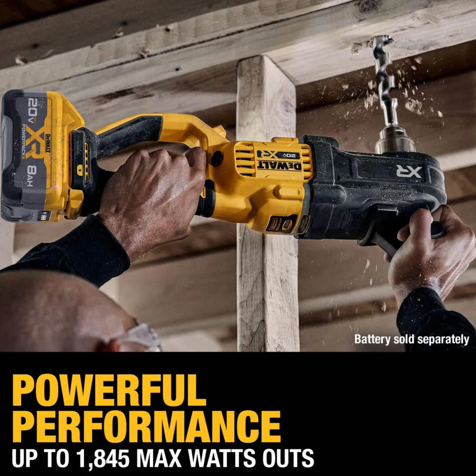 DeWalt 20V MAX XR Brushless Cordless 1/2" Compact Stud & Joist Drill (Tool Only) DCD446B