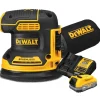 DeWalt 20V MAX XR Brushless Random Orbital Sander With POWERSTACK 20V MAX Battery and Charger Kit DW-DCBP034C-DW-DCW210B