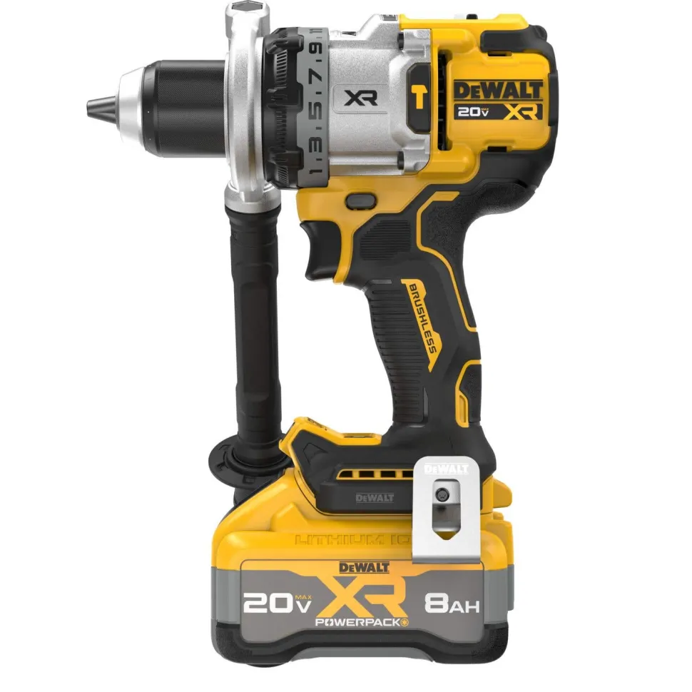 DeWalt 20V MAX* XR Brushless Cordless 1/2" Hammer Drill Kit DCD1007WW1