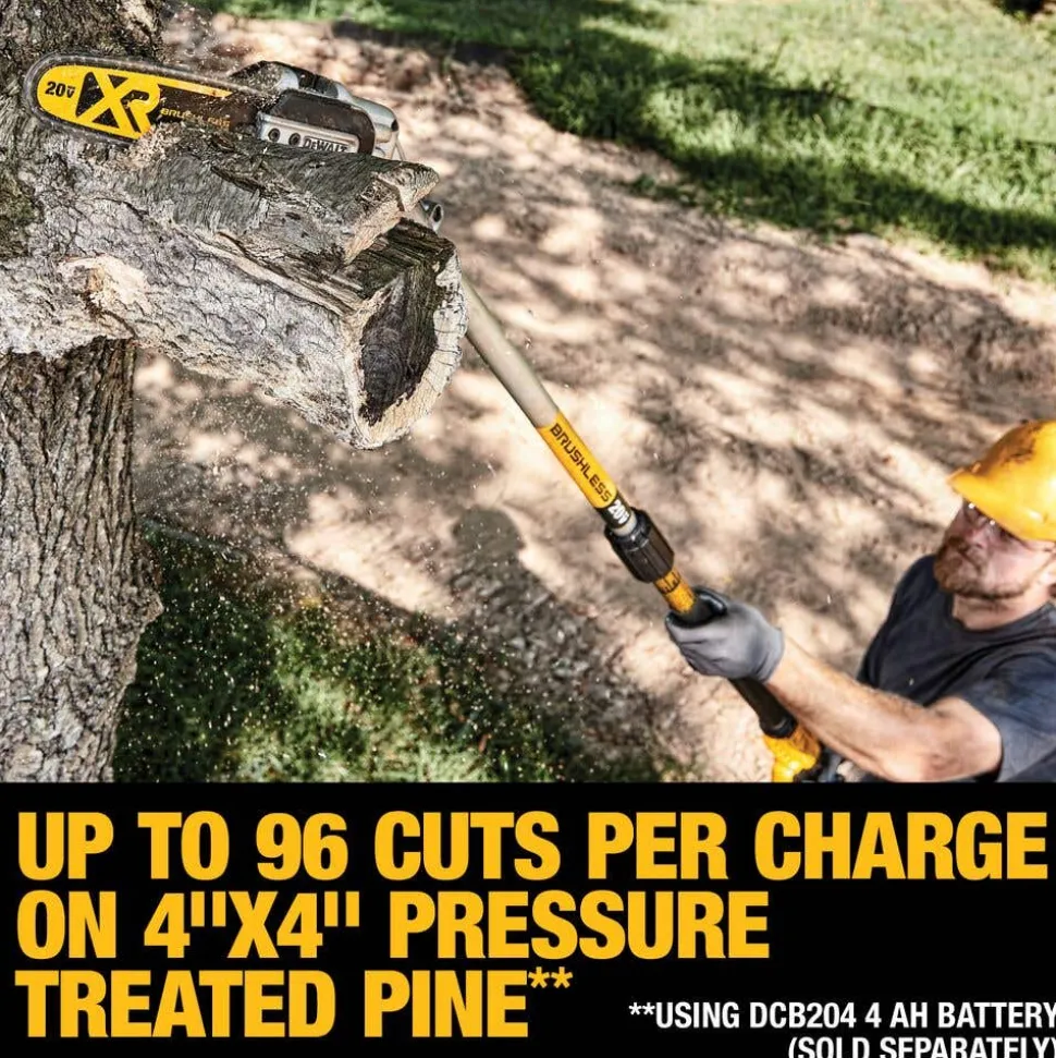 DeWalt 20V MAX* XR Compact 12" Cordless Chainsaw (Tool Only) DCPS620B