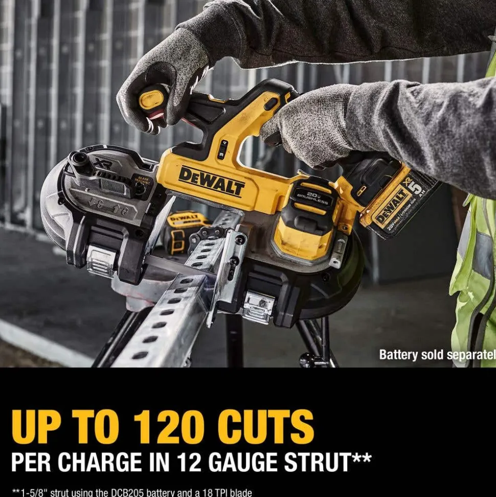 DeWalt 20V MAX XR Dual Trigger Mid-Size Bandsaw (Tool Only) DCS379B