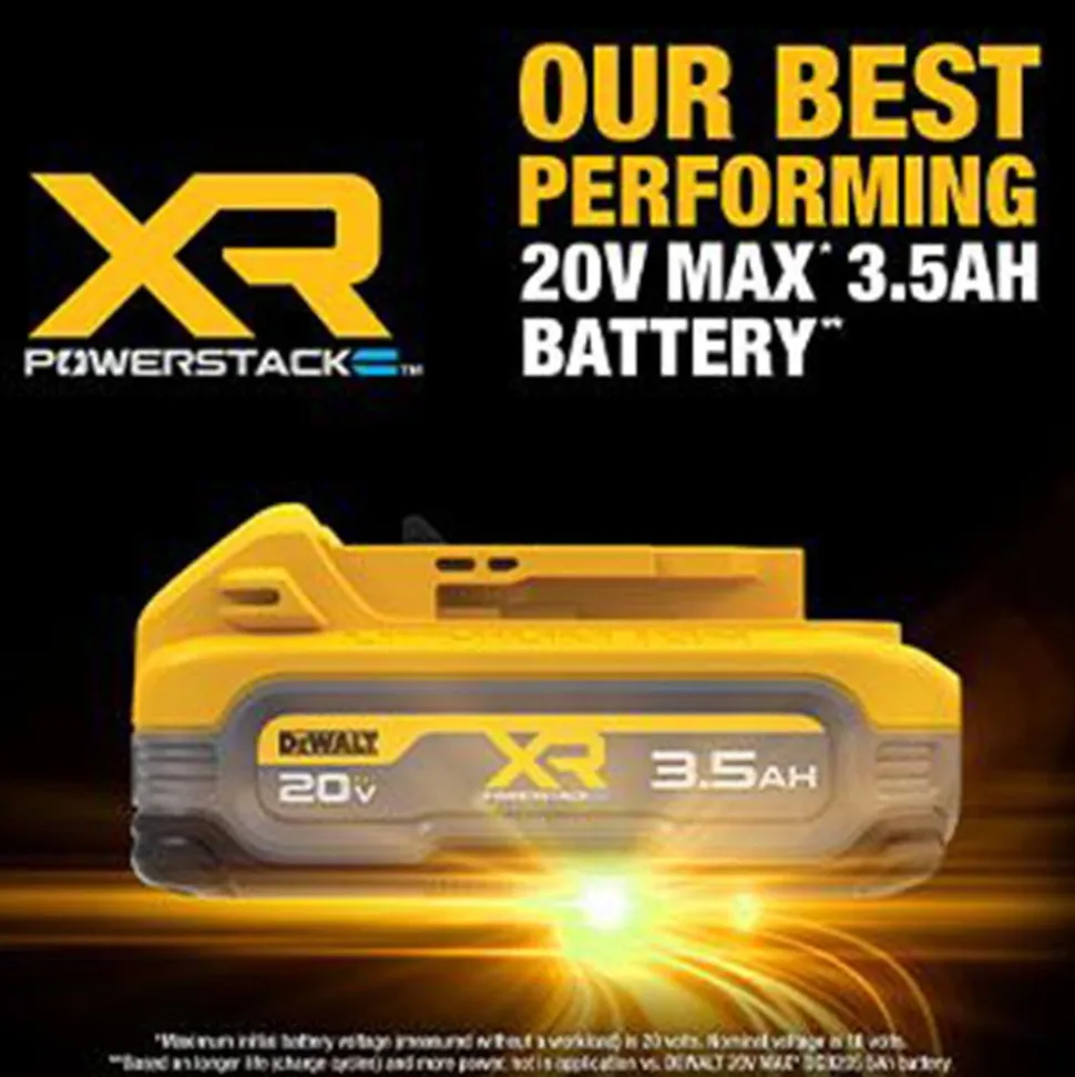 DeWalt 20V MAX* XR POWERSTACK 3.5Ah Battery Kit DCBP320C