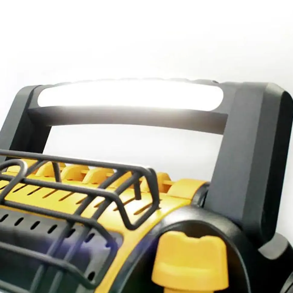 DeWalt 20V Propane Radiant Heater USB Charger & Light 12,000 BTUs DXH12B