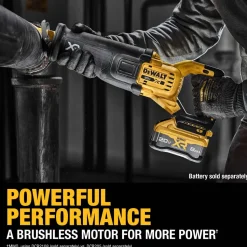 DeWalt 20V XR Lithium-Ion Cordless Reciprocating Saw Kit with 8.0 Ah Battery and Charger DCS384WW1