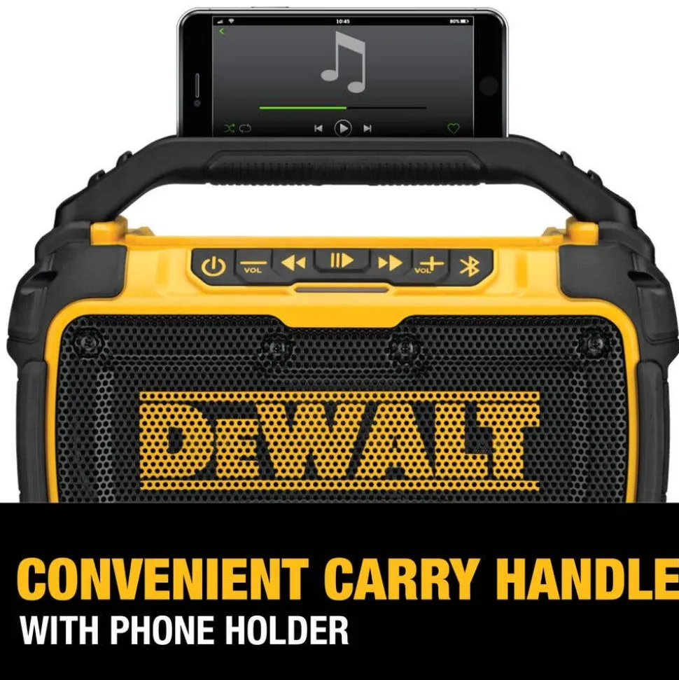 DeWalt 12V/20V MAX Jobsite Bluetooth Speaker DCR010