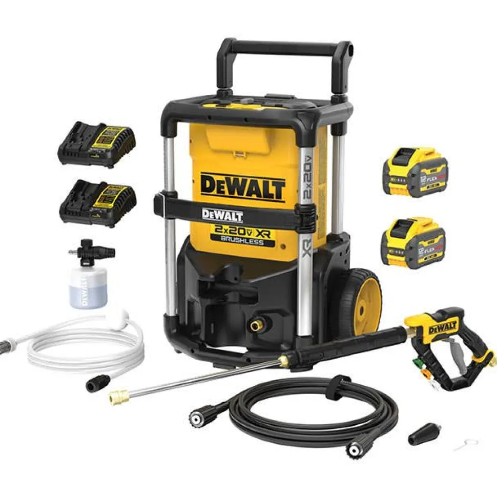 DeWalt 2x20V 1600 PSI Pressure Washer Kit DCPW1600Y2