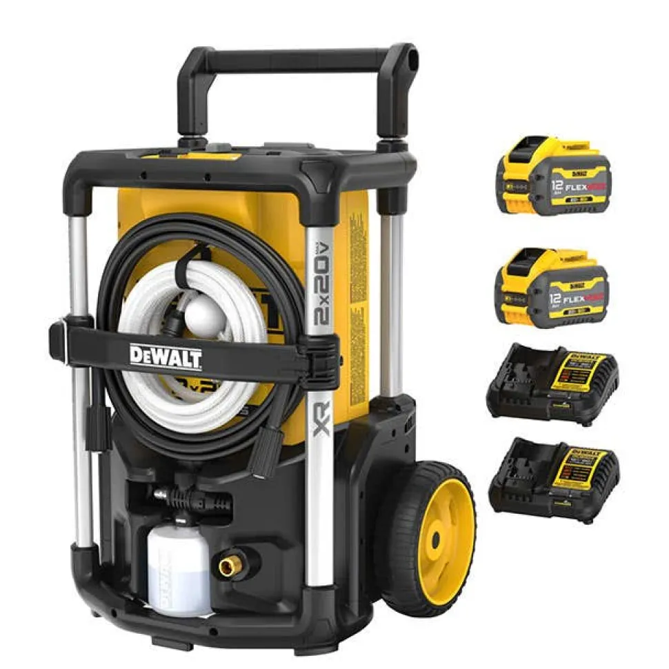 DeWalt 2x20V 1600 PSI Pressure Washer Kit DCPW1600Y2