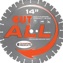 Diamond Products 14" x .125" Cut-All Multi-Purpose High Speed Blade H8CA Concrete 84968
