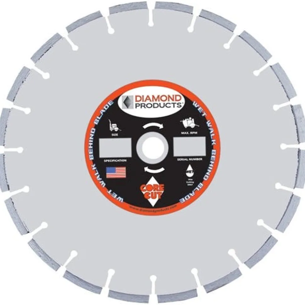 Diamond Products 20" x .155 x 1" Core Cut OPT Super PRO Asphalt Overlay Concrete Wet Blade OPTC5500DX