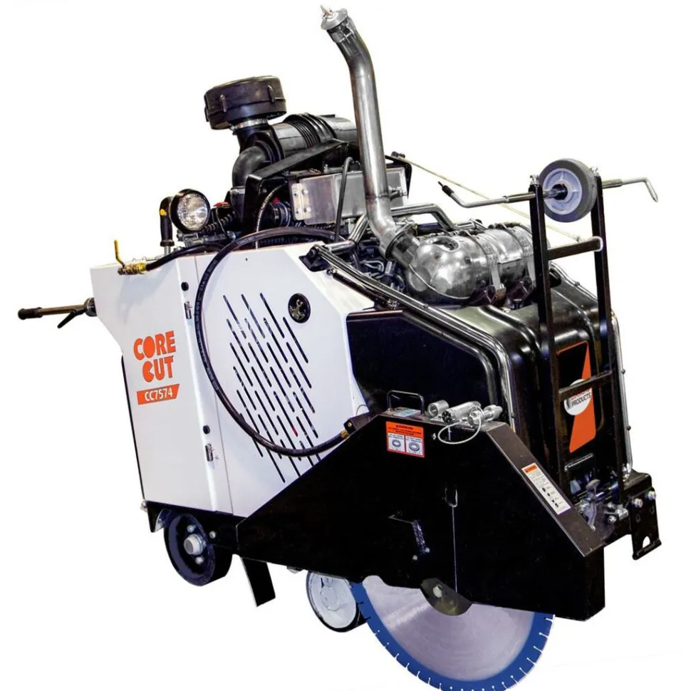 Diamond Products Core Cut 36" Concrete Saw 74 HP Deutz Turbo Diesel CC7574DD-PRO-36 Walk-Behind Single Speed 75013