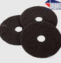 Diteq 20" x 1" Black Floor Stripper Pads A70013B