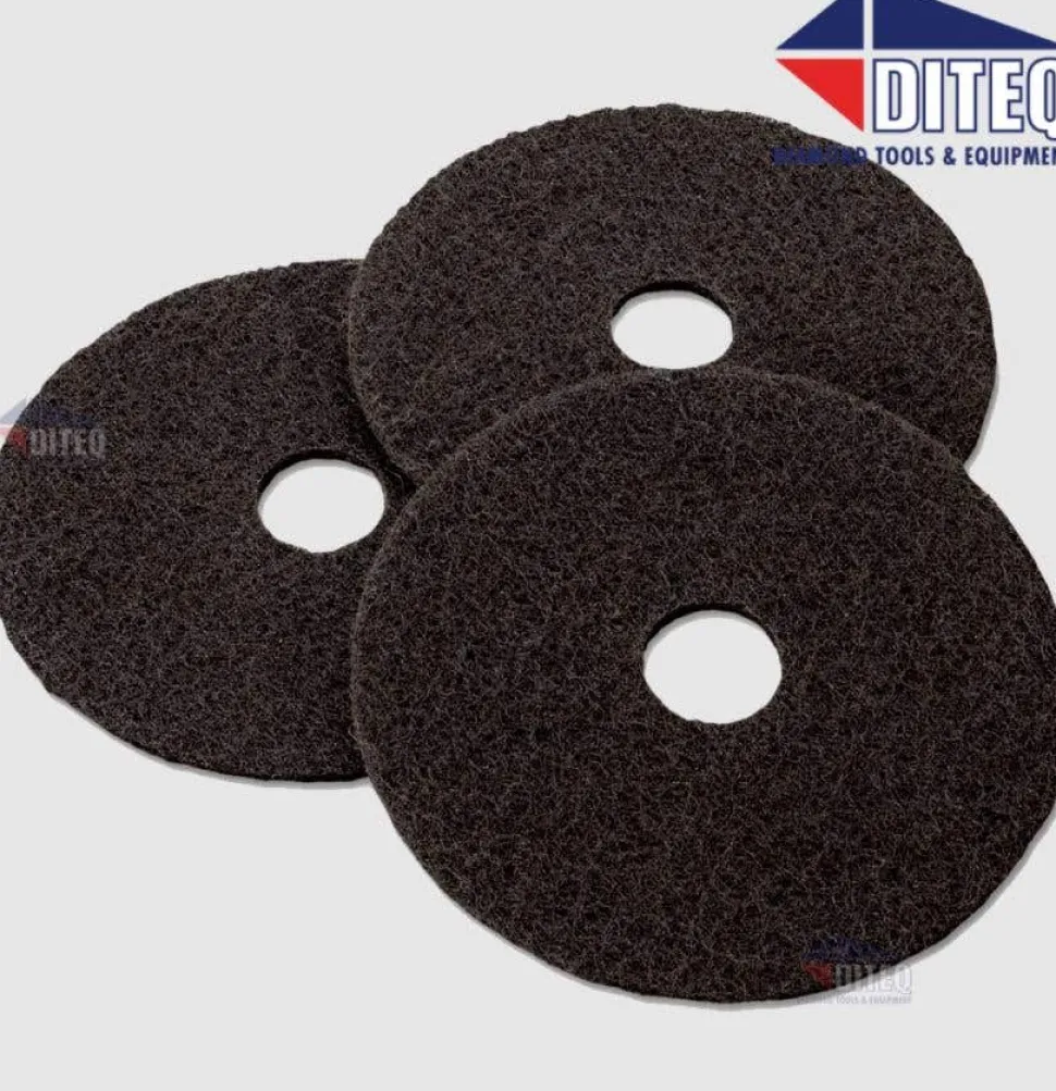Diteq 20" x 1" Black Floor Stripper Pads A70013B