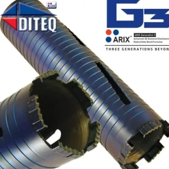 Diteq C-34AX DRY 6" Concrete Diamond Core Bit (arbor 5/8"-11) D31531