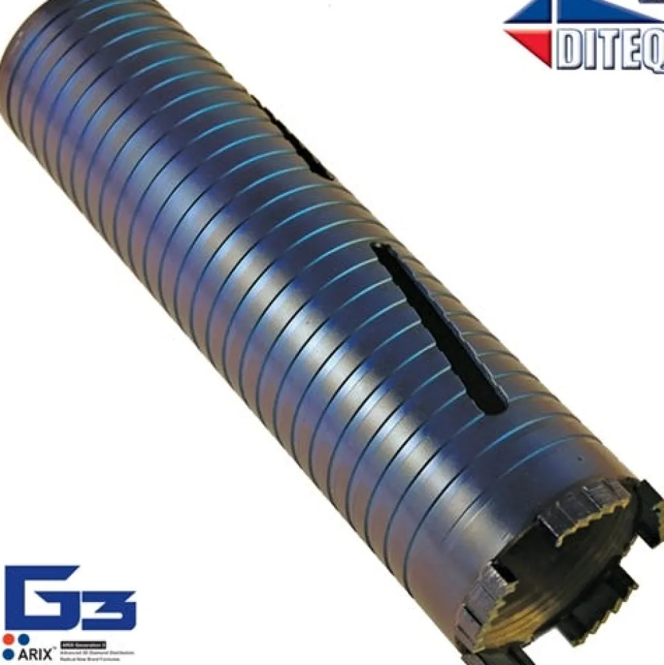 Diteq C-34AX DRY 2-1/2" Concrete Diamond Core Bit (arbor 5/8"-11) D31525
