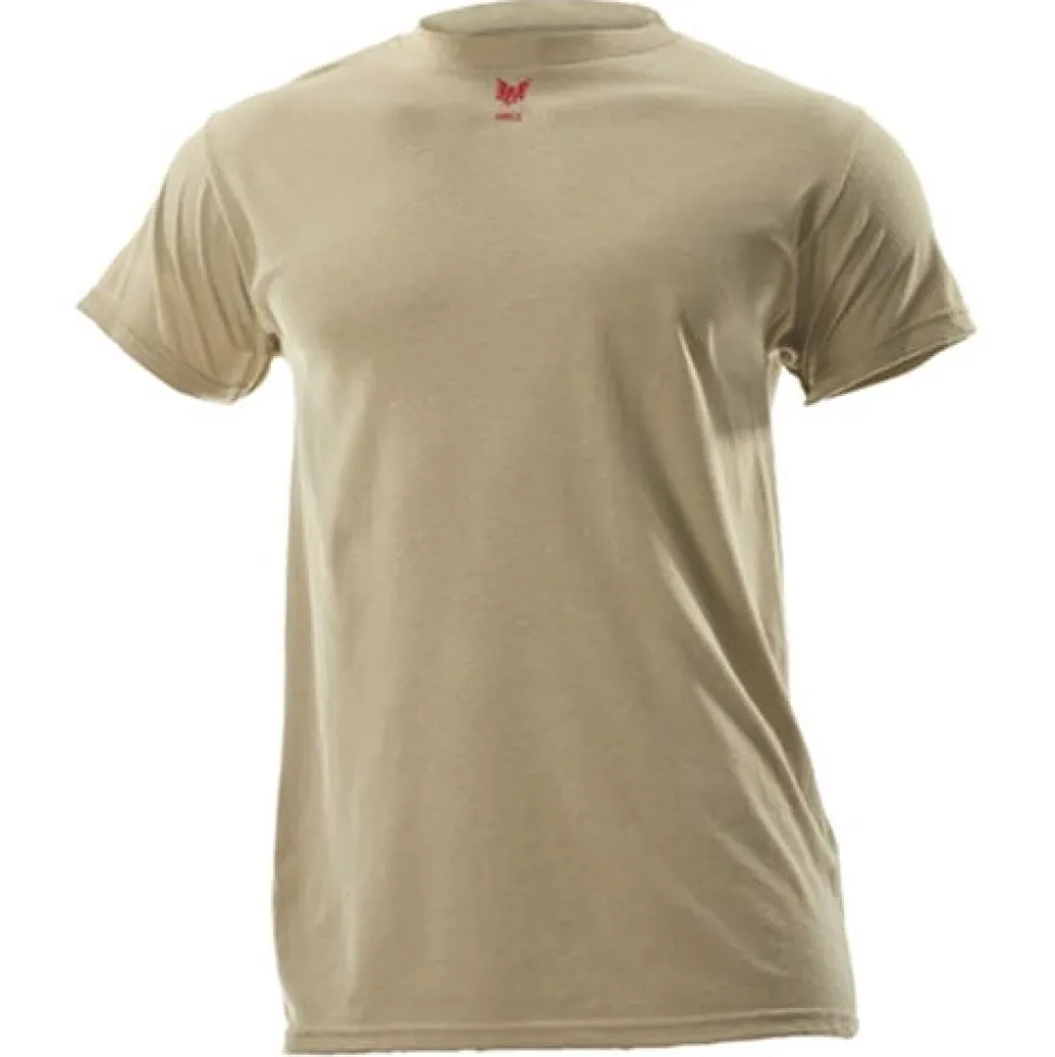 DriFire FR Lightweight Desert Sand Short Sleeve T-Shirt NSA-DF2-CM-446TS-DS