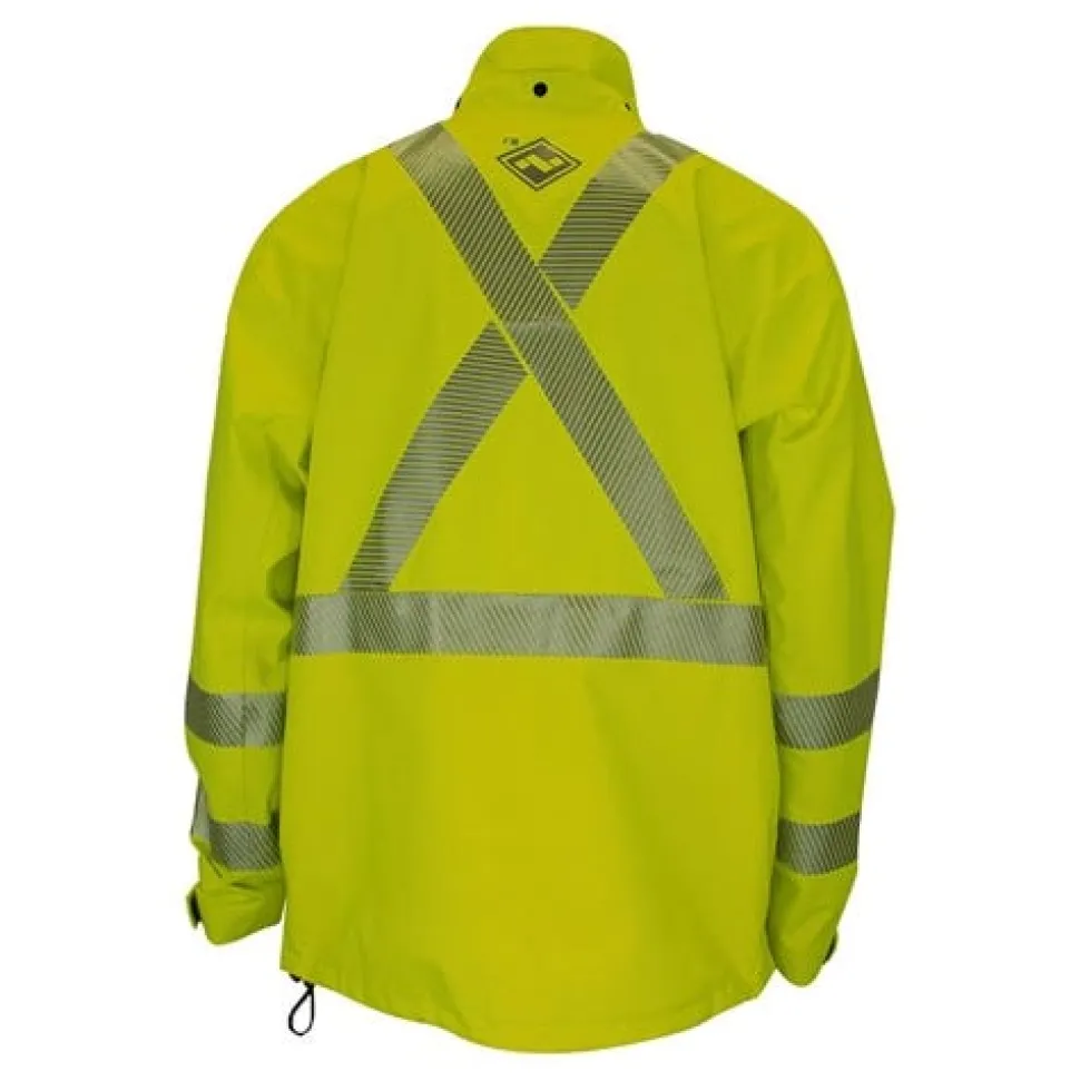DriFire HydroFlash FR Foul Weather Fluorescent Yellow Jacket NSA-HYDROFLASHJ-Y