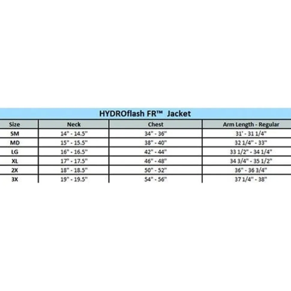 DriFire HydroFlash FR Foul Weather Fluorescent Yellow Jacket NSA-HYDROFLASHJ-Y