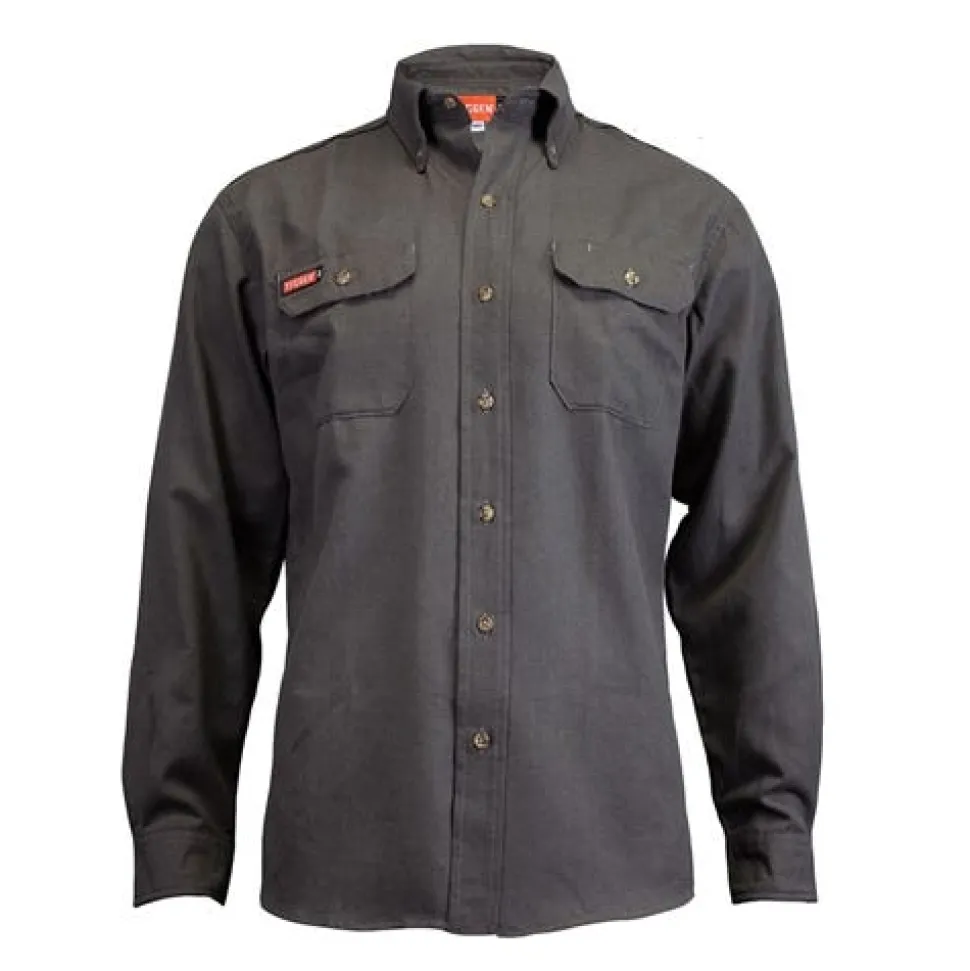 DriFire Men's TecGen FR Gray Work Shirt NSA-TCG011502