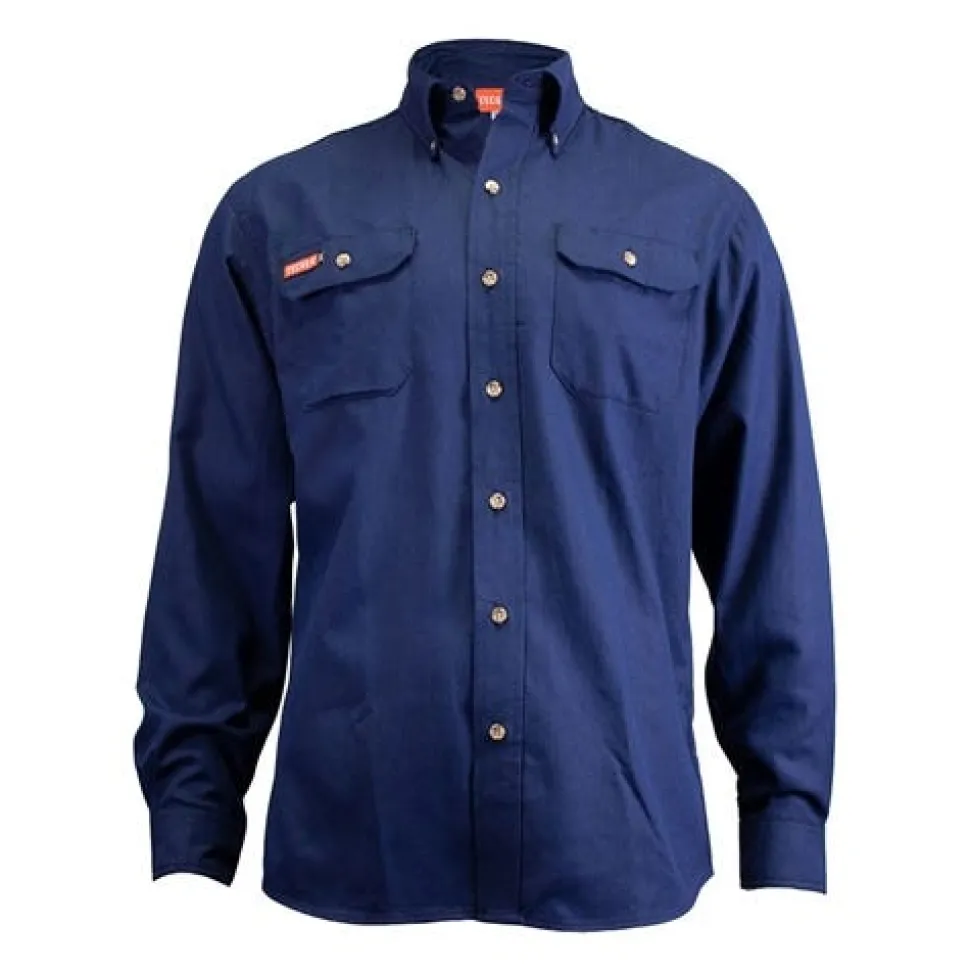 DriFire Men's TecGen FR Navy Blue Work Shirt NSA-TCG011602