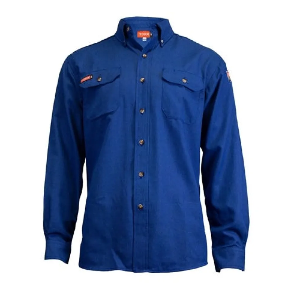 DriFire Men's TecGen FR Royal Blue Work Shirt NSA-TCG011302