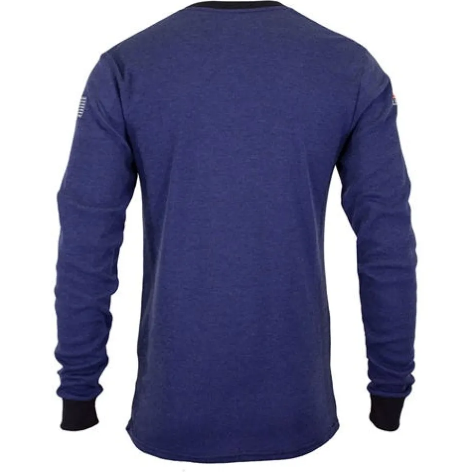DriFire TecGen FR Royal Blue Long Sleeve T-Shirt NSA-C541NRBLS