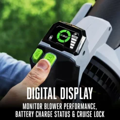 EGO POWER+ 880 CFM Blower Carbon Fiber, Digital Display (4.0Ah) Kit LB8803-2