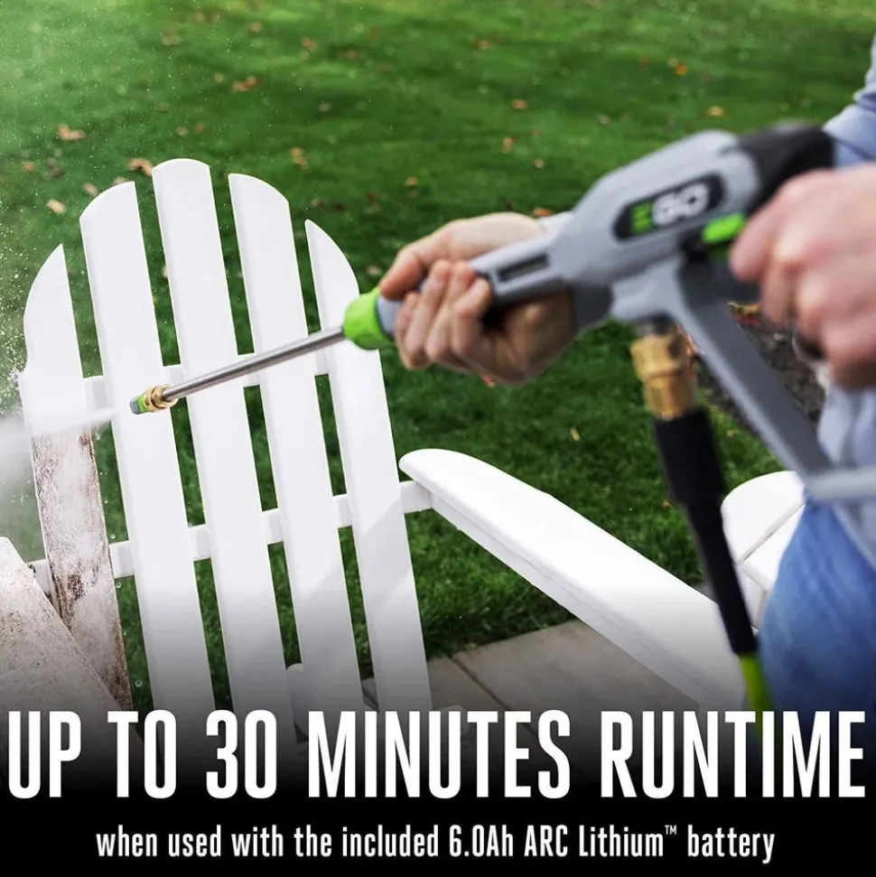 EGO POWER+ 2100 PSI Compact Pressure Washer (6.0Ah) Kit HPW2105