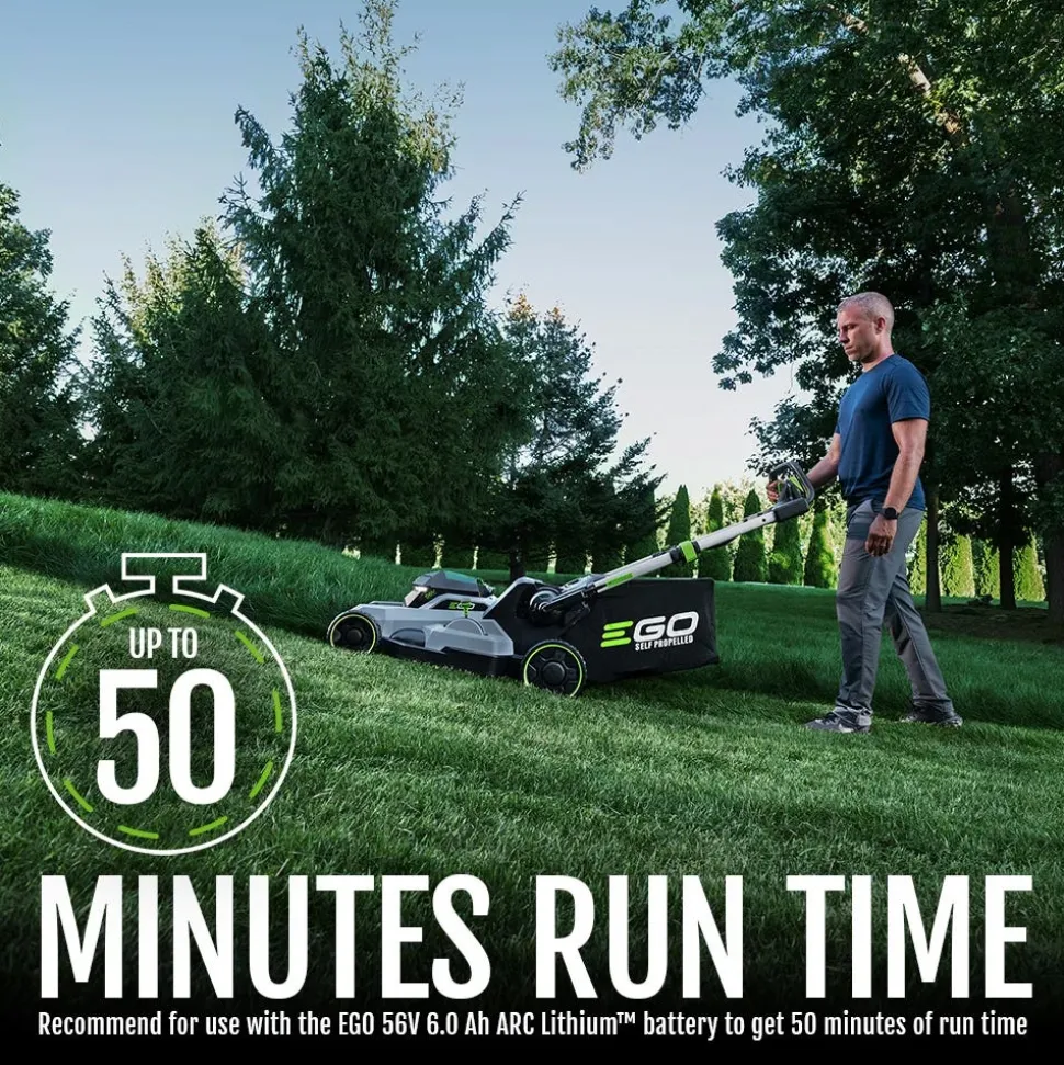 EGO POWER+ 21" Self-Propelled Mower 600 Series w/ 6.0Ah Battery & Charger Kit LM2114SP