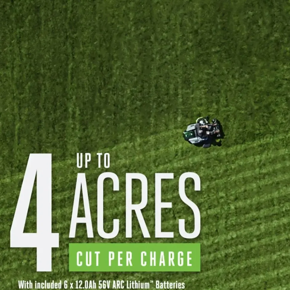 EGO Power+ 52" Z6 Zero Turn 25HP Riding Mower 56Vx6 12.0Ah Kit ZT5207L