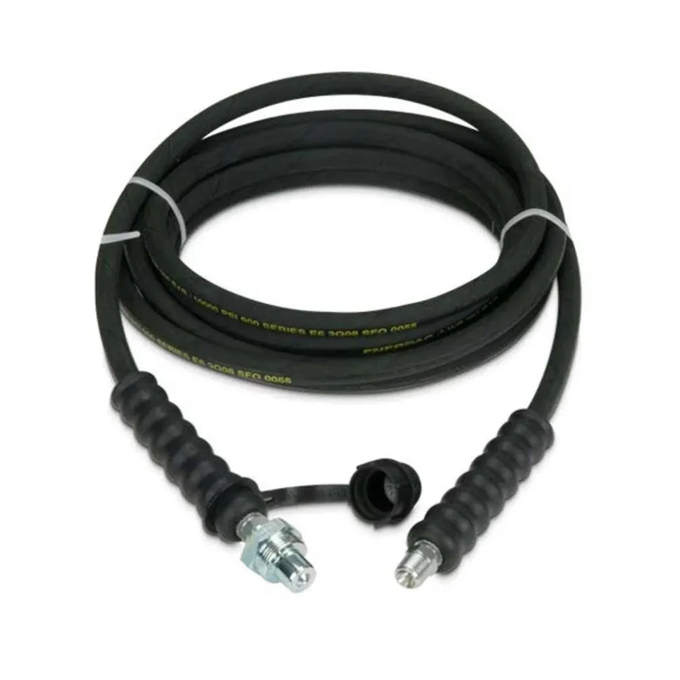Enerpac 20', Heavy-duty Rubber High Pressure Hydraulic Hose HC9220