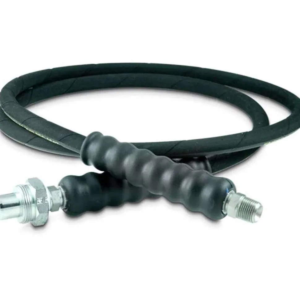 Enerpac 6', Heavy-duty Rubber High Pressure Hydraulic Hose HC9206