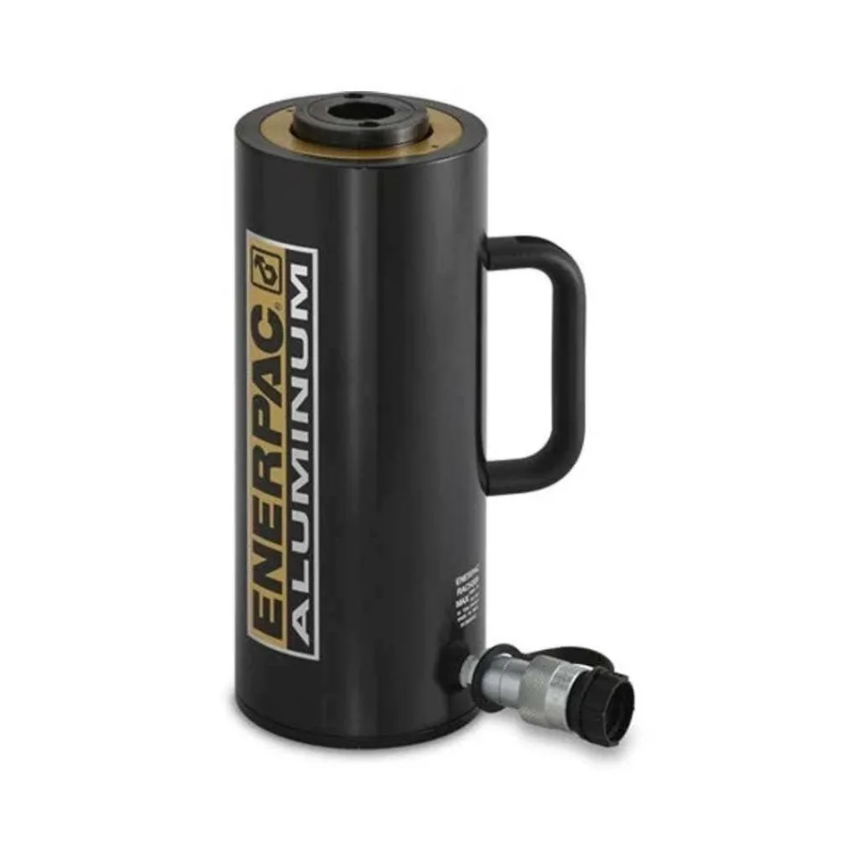 Enerpac 396 ton Capacity, 5.91 in Stroke, Aluminum Hollow Plunger Hydraulic Cylinder RACH306