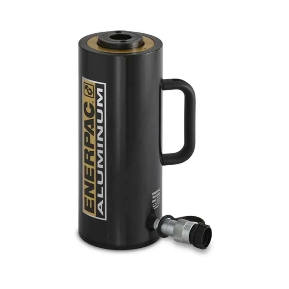 Enerpac 254 ton Capacity, 1.97 in Stroke, Aluminum Hollow Plunger Hydraulic Cylinder RACH202