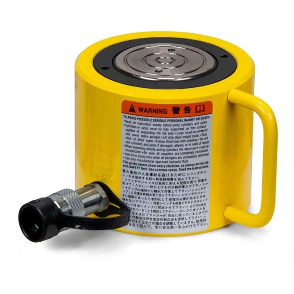 Enerpac 981 ton Capacity, 2.25 in Stroke, Low Height Hydraulic Cylinder RCS1002