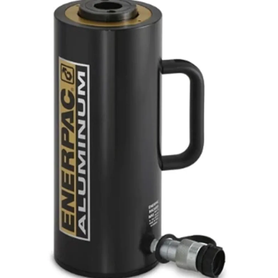Enerpac 25.4 Ton Hydraulic 5.91" Stroke Single-Acting Hollow Plunger Cylinder RACH-206