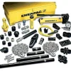 Enerpac 5 Ton Hydraulic Cylinder & Hand Pump Set w/ 35 Cylinder Attachments MS210