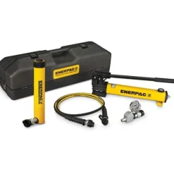 Enerpac 10 Ton Hydraulic Cylinder & Hand Pump Set w/ 10.13" Stroke SCR1010TB