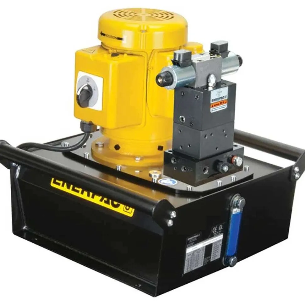 Enerpac 115V, 3/3 Solenoid Valve Electric Hydraulic Pump ZE4320SB