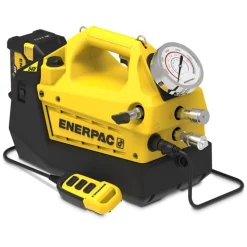 Enerpac 54V Cordless Hydraulic Torque Wrench Pump Kit, 115V Charger, 4/2 Valve, 122 cu. in. Usable Oil w/ Pendant Control XC2502BB