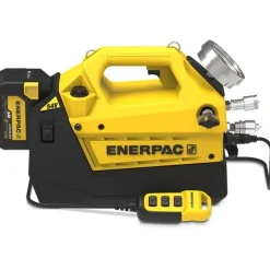 Enerpac 54V Cordless Hydraulic Torque Wrench Pump Kit, 115V Charger, 4/2 Valve, 122 cu. in. Usable Oil w/ Pendant Control XC2502BB