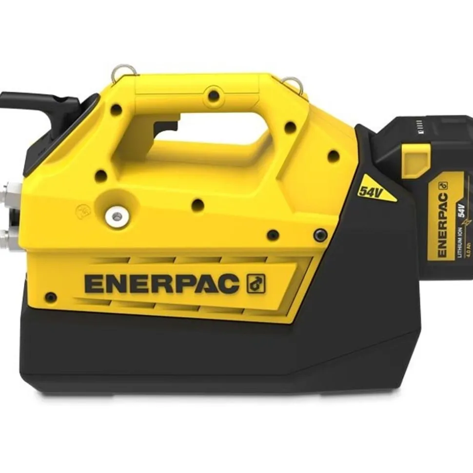 Enerpac 54V Cordless Hydraulic Pump Kit, 115V Charger, 4/3 Manual Valve, 122 cu. in. Usable Oil XC2402MB