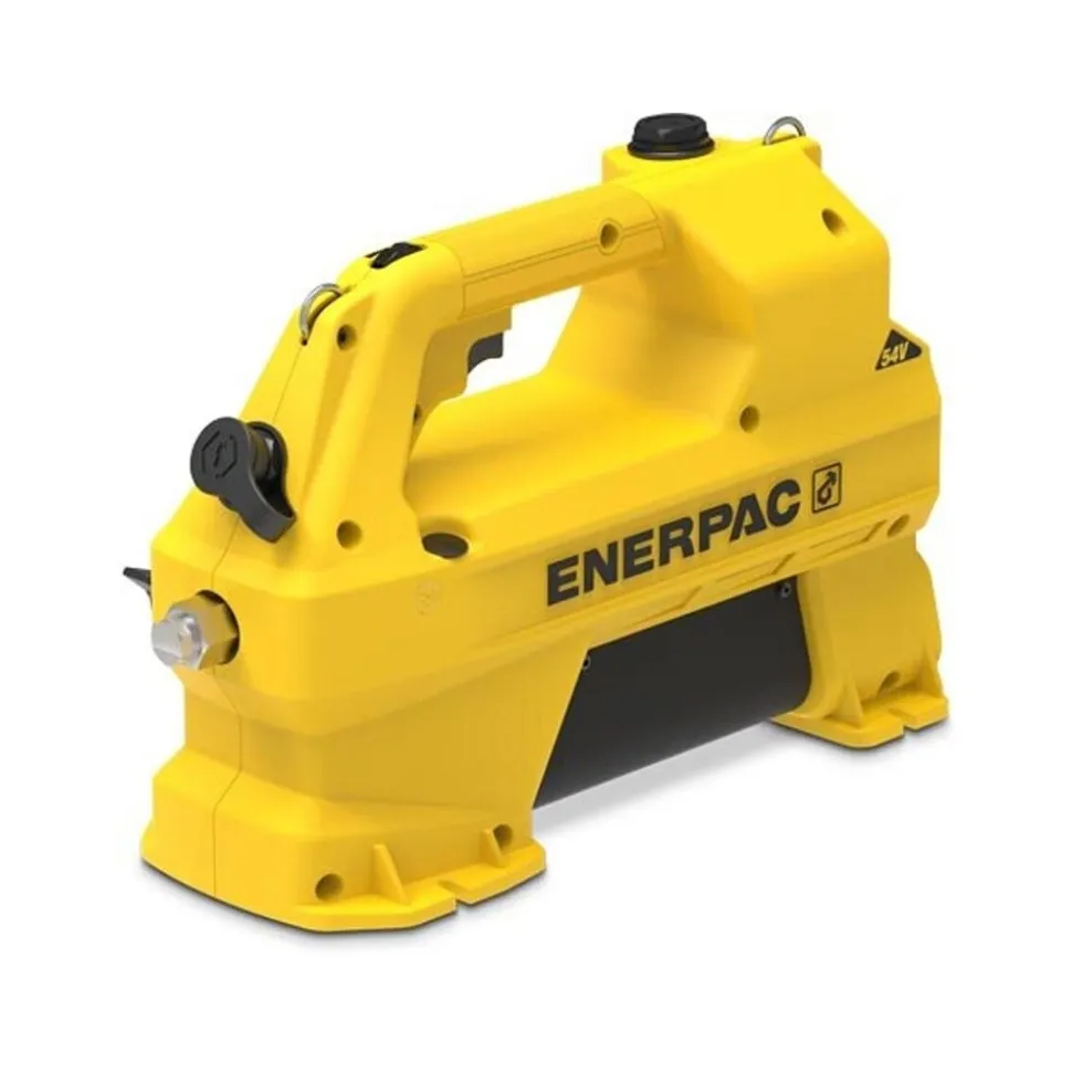 Enerpac 54V Cordless Hydraulic Pump Kit, 230V Charger, 3/2 Manual Valve, 61 cu. in. Usable Oil SC1201ME