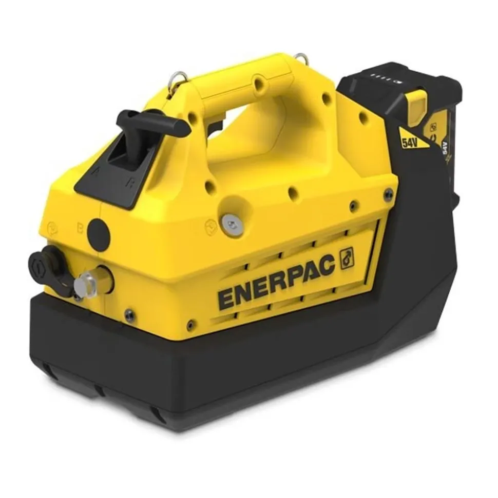 Enerpac 54V Cordless Hydraulic Pump Kit, 115V Charger, 3/2 Manual Valve, 241 cu. in. Usable Oil XC2204MB