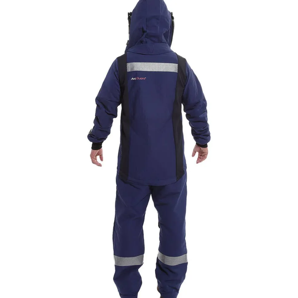 Enespro ArcGuard Performance 40 cal Jacket & Bib Kit w/ Lift Front Hood & Voltage Gloves (2X-12) ARC40KIT-2X12