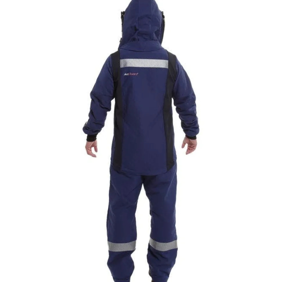 Enespro ArcGuard Performance 40 cal Jacket & Bib Kit w/ Lift Front Hood & Voltage Gloves ARC40KIT-MD08