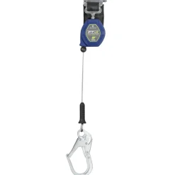 FallTech 8' Cable FT-X Class 2 LE SRL, Single-leg with Steel Rebar Hook 82808SP3
